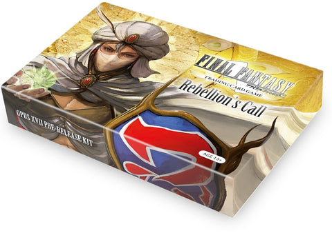 Kit de prelanzamiento de Opus XVII del juego de cartas coleccionables de Final Fantasy (fecha de lanzamiento: 6 de agosto de 2022)