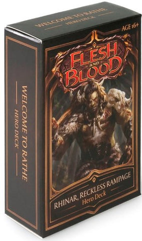Flesh and Blood TCG Welcome to Rathe Hero Deck Rhinar