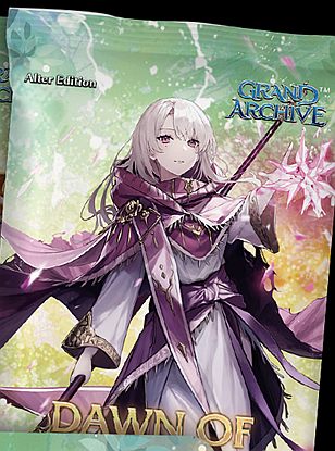 Paquete de refuerzo de Grand Archive TCG Dawn of Ashes, edición Alter (fecha de lanzamiento: 28 de abril de 2023)