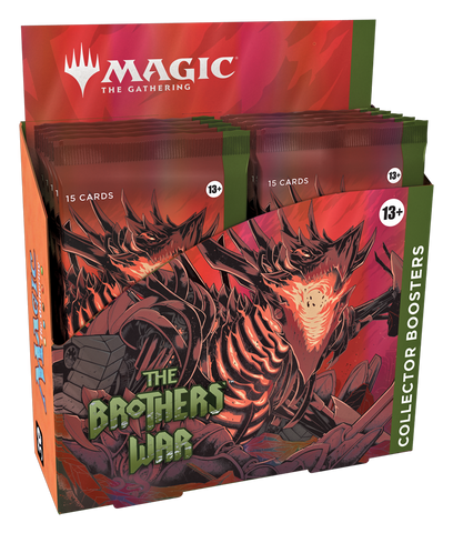Caja de sobres coleccionables de MTG The Brothers' War (disponible el 11 de noviembre de 2022)