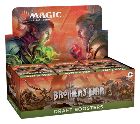 Caja de sobres de draft de The Brothers' War de MTG (disponible el 11 de noviembre de 2022)