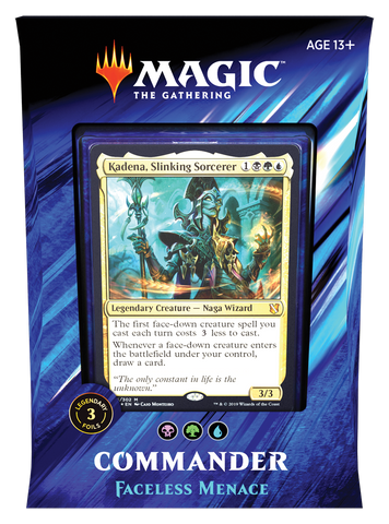 Magic: The Gathering Commander 2019 Faceless Menace Deck (Release Date 23 /08/2019)