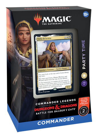 MTG Commander Legends: Battle for Baldur's Gate Commander Deck-Party Time (Release Date 10 Jun2022)