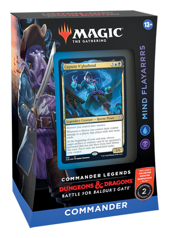 MTG Commander Legends: Battle for Baldur's Gate Commander Deck-Mind Flayarrrs (Release Date 10 Jun2022)