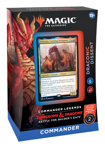 MTG Commander Legends: Battle for Baldur's Gate Commander Deck-Draconic Dissent (Release Date 10 Jun2022)