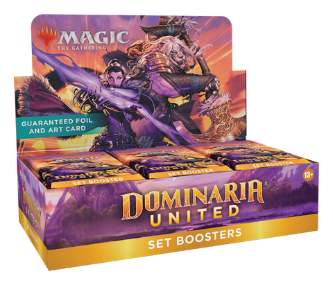 Caja de sobres de la colección United de MTG Dominaria (fecha de lanzamiento: 9 de septiembre de 2022)