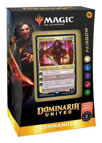 Mazo de comandante unido de MTG Dominaria: Painbow (fecha de lanzamiento: 9 de septiembre de 2022)