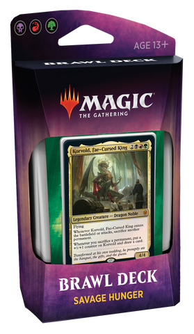 Magic the Gathering Throne of Eldraine Brawl Deck-Savage Hunger (Release Date 04/10/2019)
