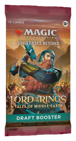Paquete de refuerzo de draft de El Señor de los Anillos: Cuentos de la Tierra Media de MTG (fecha de lanzamiento: 23 de junio de 2023)