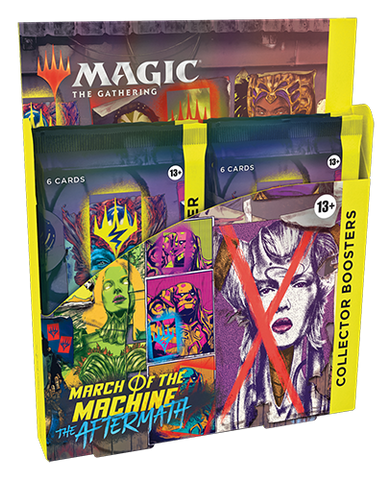 Caja de sobres de colección de MTG March of the Machine The Aftermath Epilogue (fecha de lanzamiento: 12 de mayo de 2023)
