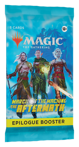 Paquete de refuerzo del epílogo The Aftermath de March of the Machine de MTG (fecha de lanzamiento: 12 de mayo de 2023)