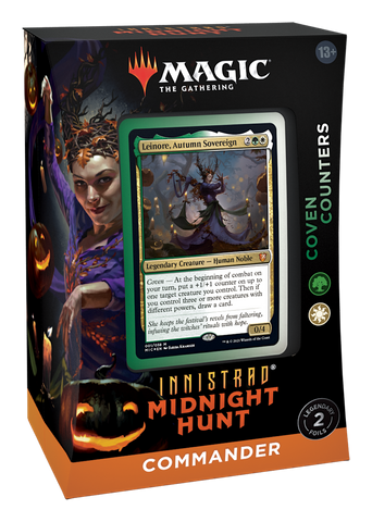 Baraja de comandante de MTG Innistrad: Midnight Hunt: contadores de aquelarre (fecha de lanzamiento: 24 de septiembre de 2021)