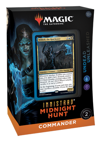 MTG Innistrad: Midnight Hunt Commander Deck-Undead Unleashed (Release Date 24 Sep 2021)