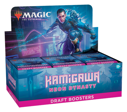 Caja de sobres de draft de MTG Kamigawa: Neon Dynasty (fecha de lanzamiento: 18 de febrero de 2022)