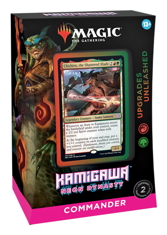 MTG Kamigawa: Neon Dynasty Commander Deck-Upgrades Unleashed (Release date 18 Feb 2022)