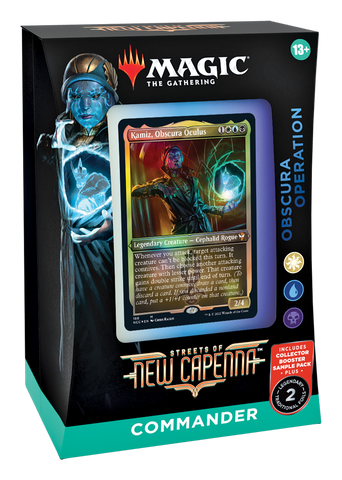Magic the Gathering Streets of New Capenna Commander Deck-Obscura Operation (Release Date 29 Apr 2022)