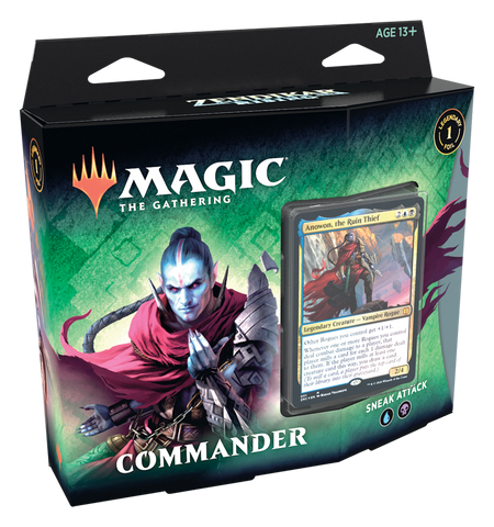 MTG Zendikar Rising Commander Deck-Sneak Attack (Release Date 25/09/2020)
