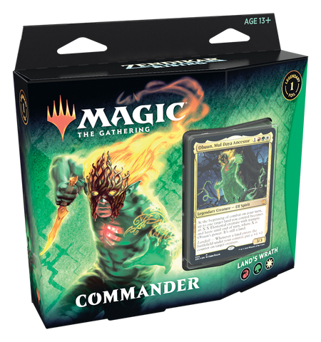 MTG Zendikar Rising Commander Deck-Land's Wrath (Release Date 25/09/2020)
