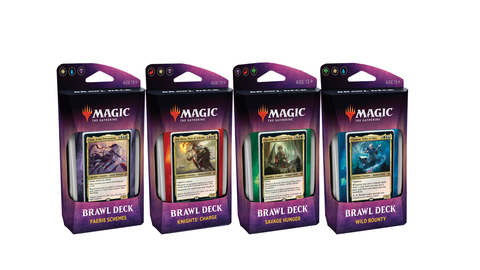 Magic the Gathering Throne of Eldraine Brawl Decks-Set of 4 (Release Date 04/10/2019)