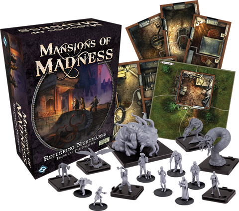 Mansions of Madness 2nd Edition Recurring Nightmares Figure and Tile Collection