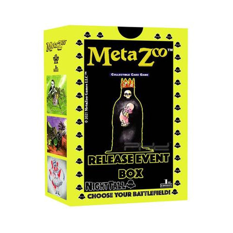 Baraja de lanzamiento de la primera edición de MetaZoo TCG Nightfall (fecha de lanzamiento: diciembre de 2021)
