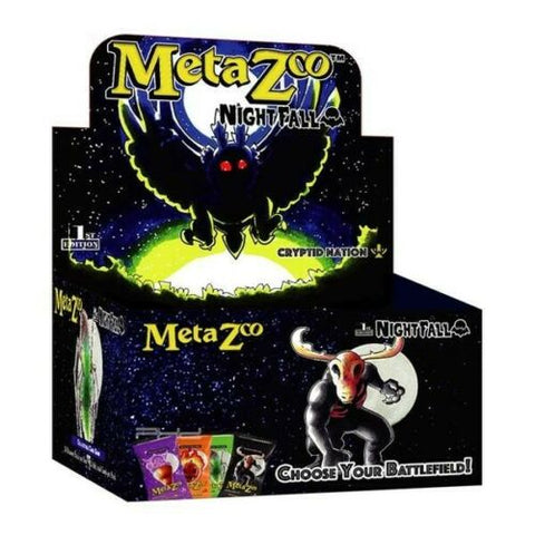 Caja de refuerzo de la primera edición de MetaZoo TCG Nightfall (fecha de lanzamiento: diciembre de 2021)