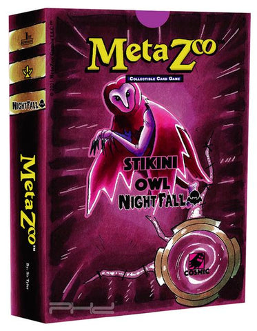 Baraja temática de la primera edición de MetaZoo TCG Nightfall: Cosmic (fecha de lanzamiento: diciembre de 2021)