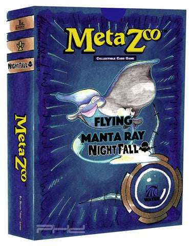Baraja temática de la primera edición de MetaZoo TCG Nightfall: agua (fecha de lanzamiento: diciembre de 2021)