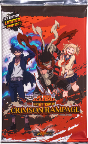My Hero Academia Collectible Card Game Wave 2 Crimson Rampage Booster Pack (Release Date 17 Jun 2022)