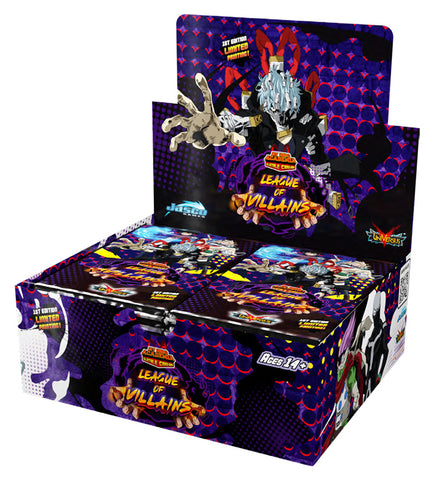 Caja de refuerzo de la cuarta ola del juego de cartas coleccionables de My Hero Academia: League of Villains (fecha de lanzamiento: 3 de marzo de 2023)