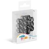 Dados Oakie Doakie D6 Marble / Gemidice Positivo y Negativo 12 mm Negro (14)