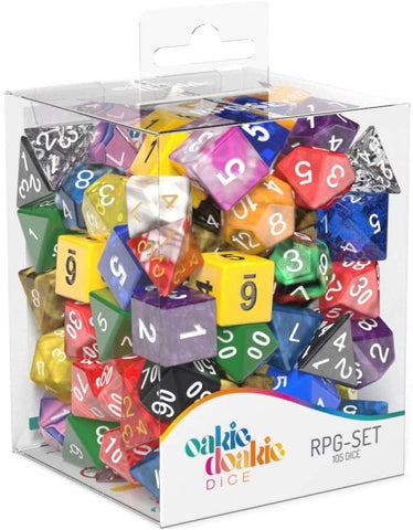 Oakie Doakie Dice RPG Set Retail Pack (105) loose dice