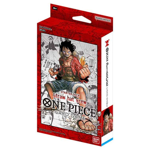 Baraja de inicio de la tripulación del sombrero de paja (ST-01) del juego de cartas One Piece (fecha de lanzamiento: 2 de diciembre de 2022)