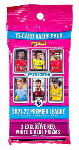 Paquete gordo de fútbol de la Liga Premier PANINI Prizm 2021