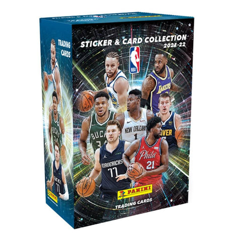 Caja de colección de cromos y tarjetas de la NBA 2021/2022 de PANINI (50 sobres)