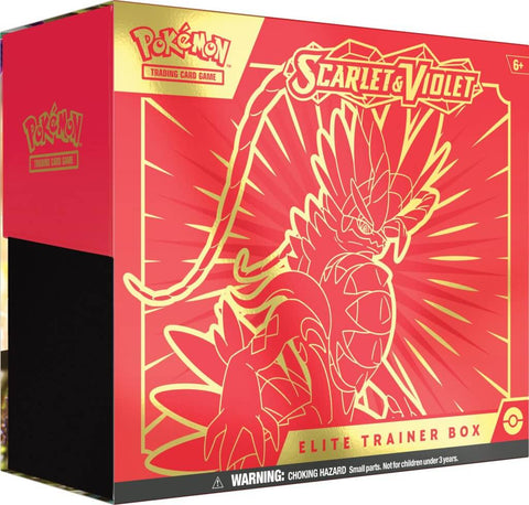 Caja de Entrenador Élite Escarlata y Violeta de POKÉMON TCG: Koraidón Rojo (Fecha de lanzamiento: 31 de marzo de 2023)