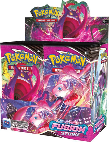 Caja de refuerzo de ataque de fusión Espada y Escudo de POKÉMON TCG (fecha de lanzamiento: 26 de noviembre de 2021)