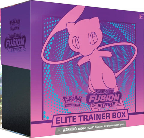 Caja de entrenador de élite de ataque de fusión Espada y Escudo de POKÉMON TCG