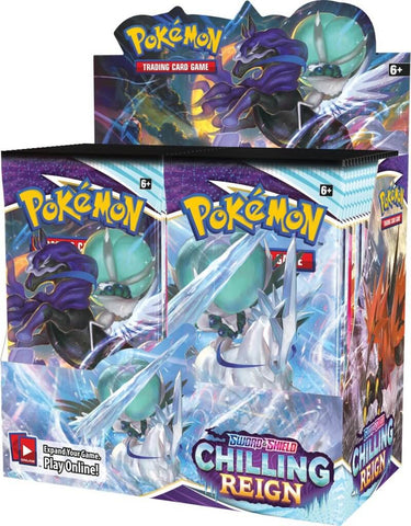 Caja de refuerzo Reinado Escalofriante de Espada y Escudo de POKÉMON TCG (fecha de lanzamiento: 18 de junio de 2021)