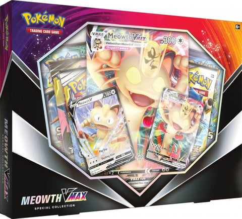 POKÉMON TCG Meowth VMAX Special Collection Box