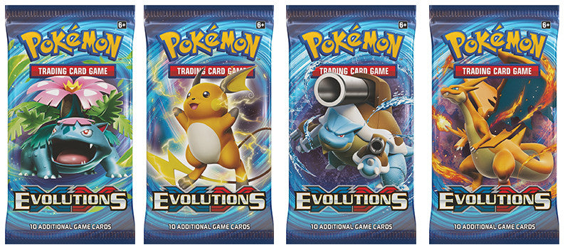 POKEMON TCG XY Evolutions Booster Pack (release date: 02/11/2016