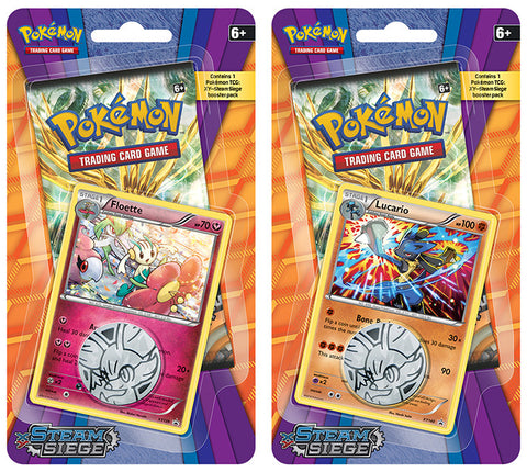 POKEMON TCG XY Steam Siege Checklane Blister