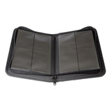 Carpeta de cartas coleccionables con cremallera y bolsillo de la serie 4 de Palms Off Gaming, color negro