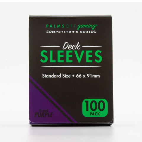 Palms Off Gaming Royal Purple - Competitor's Series Deck Sleeves 100pc