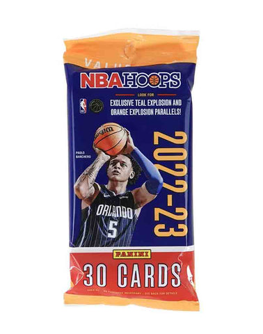 Paquete de refuerzo de baloncesto de la NBA Hoops de Panini 2022-2023