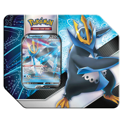 Cartas de lata de Strikers Empoleon V de Pokémon TCG V