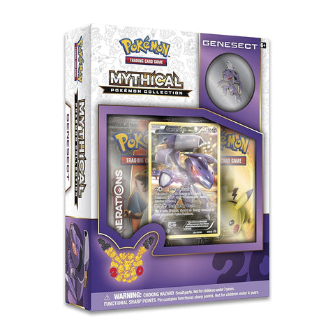 Pokemon TCG Mythical Pokemon Collection – Genesect Pin Box
