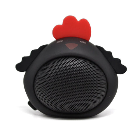 Altavoz Bluetooth inalámbrico iCutes Mini Rooster (negro)
