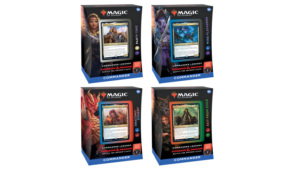 MTG Commander Legends: Battle for Baldur's Gate Commander Decks-Set of The Games Corner MTG Commander Legends: Battle for Baldur's Gate Commander Decks-Set of The Games Corner