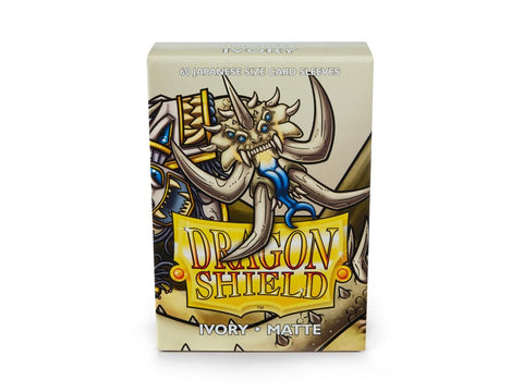 Sleeves - Dragon Shield Japanese- Box 60 - Ivory MATTE